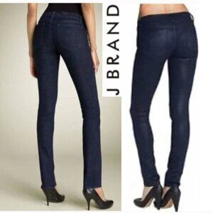 J Brand Jeans BRU 7 Low waisted dark blue Jeans Size 24
